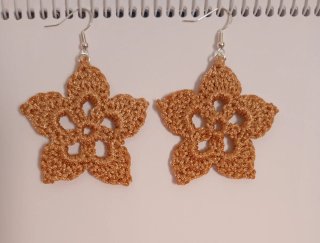 Aretes Crochet Artesanales.