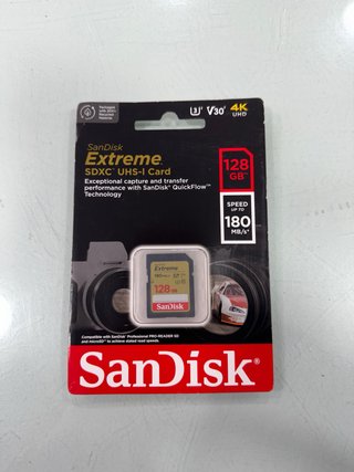 Tarjeta SanDisk Extreme SDXC 128GB UHS-I