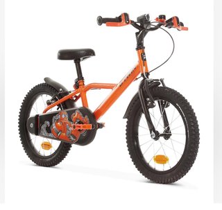 Bicicleta infantil naranja