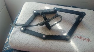 Candado plegable para moto, bici o patinete