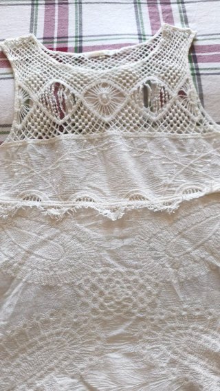 Blusa Boho Blanca Talla L