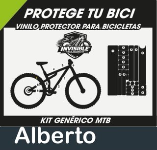 Kit Vinilos Protector Bici Alberto