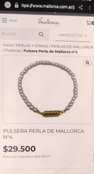 Conjunto Perlas de Mallorca cultivas