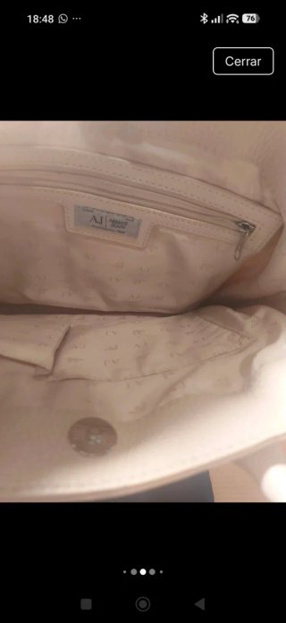 Bolso Armani Jeans Beige