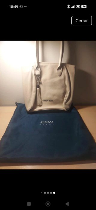 Bolso Armani Jeans Beige