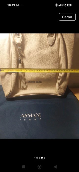Bolso Armani Jeans Beige