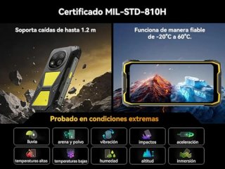 Robusto Smartphone 5G 15000 mAh Última Generación