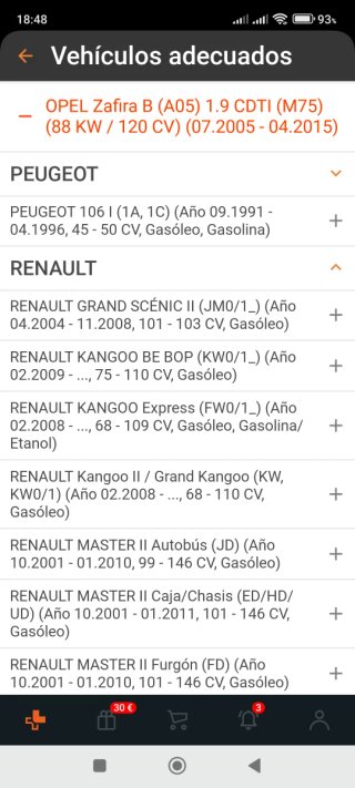 Caudalímetro Opel Renault Nissan