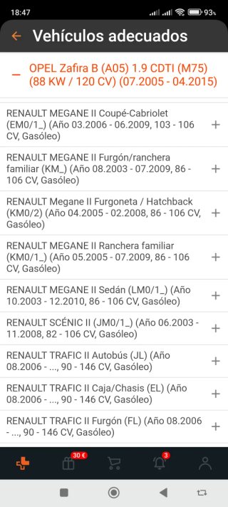Caudalímetro Opel Renault Nissan