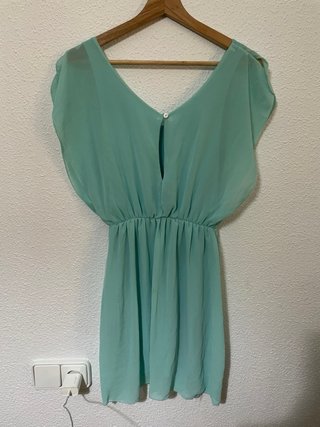 Vestido corto turquesa