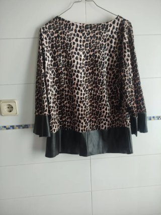 Jersey NEW STYLE estampado leopardo