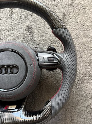 Volante Audi Carbono y Piel