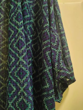 H&M - Pareo vestido estampado azul