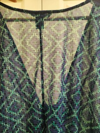H&M - Pareo vestido estampado azul