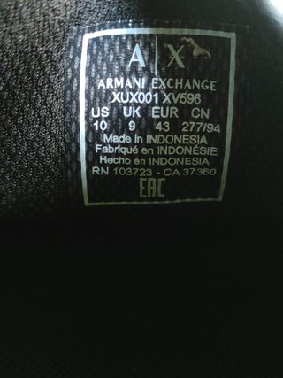 Zapatillas Armani Exchange Talla 43
