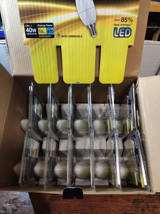 12 pz - Energizer Lampadina LED 5.9 W E14