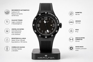 Hamilton Khaki Navy BeLOWZERO Auto Titanio 46mm