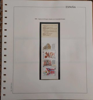 Colección Sellos España 1981-1990 completa + MP