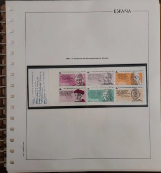 Colección Sellos España 1981-1990 completa + MP