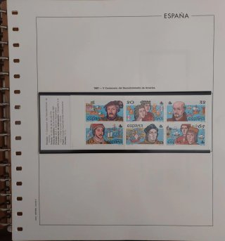 Colección Sellos España 1981-1990 completa + MP