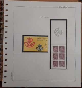 Colección Sellos España 1981-1990 completa + MP