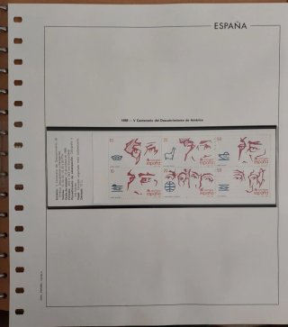 Colección Sellos España 1981-1990 completa + MP