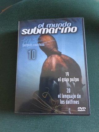 4 DVD El Mundo Submarino Jacques Cousteau