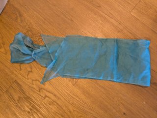 Faja Vestido Comunión Azul Turquesa