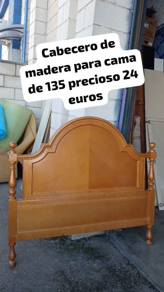 Cabecero de madera para cama