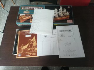 Maqueta Cutty Sark Madera Escala 1:90