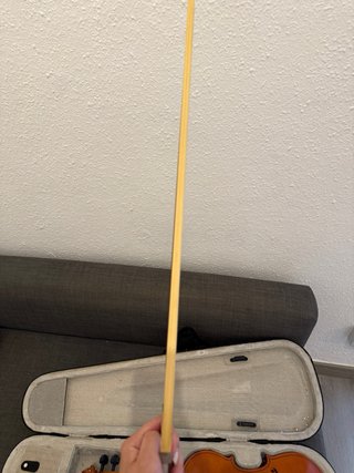 Violín con funda y arco