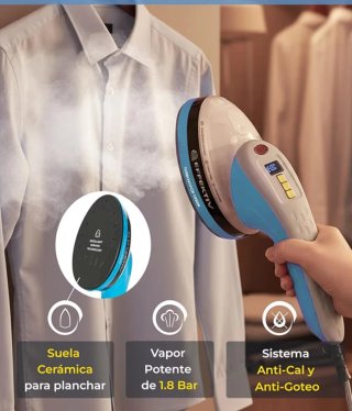 Plancha de Vapor Vertical Effektiv Turbovapor