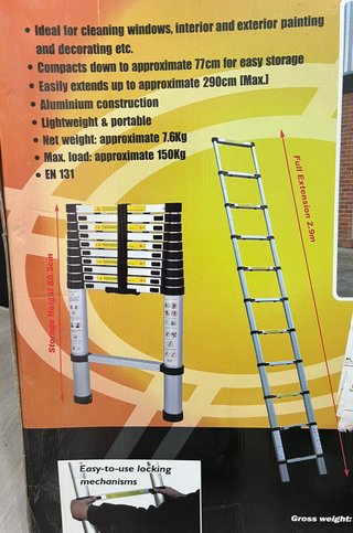 Escalera Telescópica 2.9M