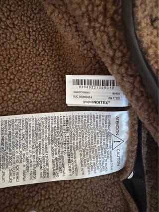 Zara Women’s Faux Leather Aviator Jacket XS
