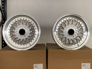 4 llantas godo rs 8x15 y 7x15- 4x100-108 et20 et25