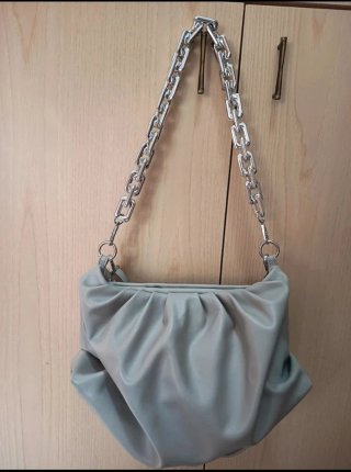 Borsa donna grigio chiaro