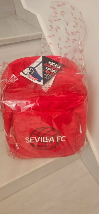 Mochila y Botella Sevilla FC Roja