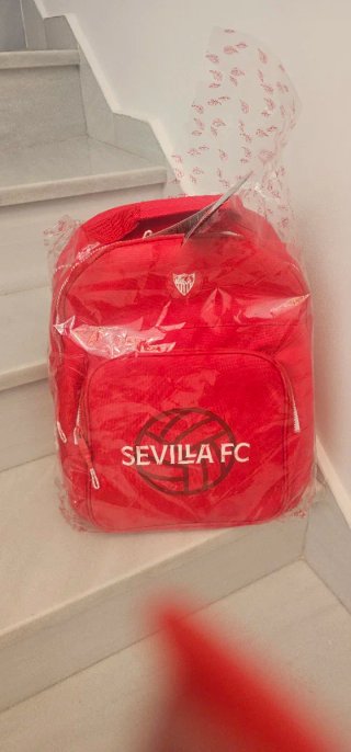 Mochila y Botella Sevilla FC Roja