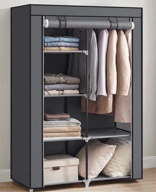 Armario Portátil Songmics Gris 8 Cubos
