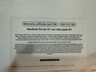 MacBook Pro 2020 Chip Apple M1