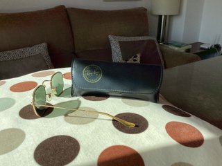 Gafas Ray-Ban Hexagonal Doradas Verdes