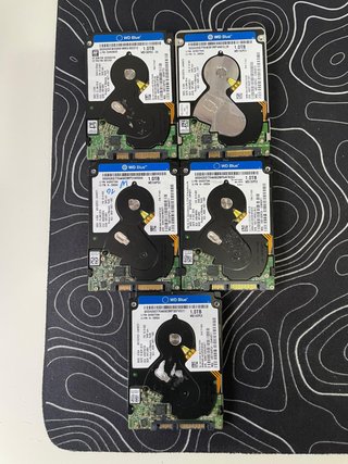 20 Hard Disk 2.5 1TB WD e SEAGATE Ricondizionati