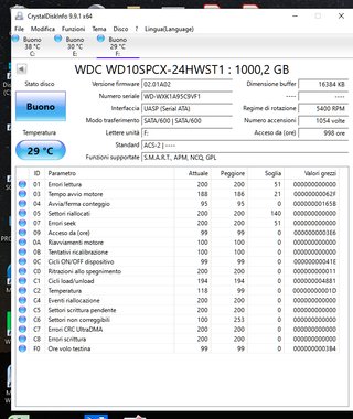 2 Hard Disk 2.5 1TB WD e SEAGATE Ricondizionati