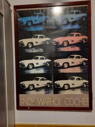 Cuadro Andy Warhol Coches