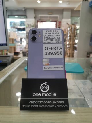 iPhone 11 128GB Morado Batería 100%