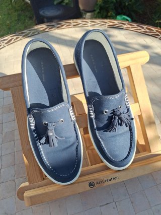 Zapatos náuticos Zara Man azul T.40