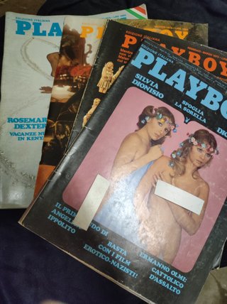 4 riviste Playboy Italia vintage anni 70