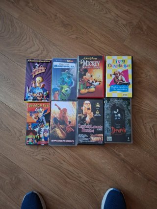 Lote 8 Películas VHS Disney, Pixar, Terror