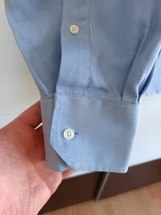 Camisa DOC azul Oxford hombre talla XL
