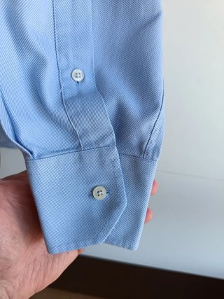 Camisa DOC azul Oxford hombre talla XL